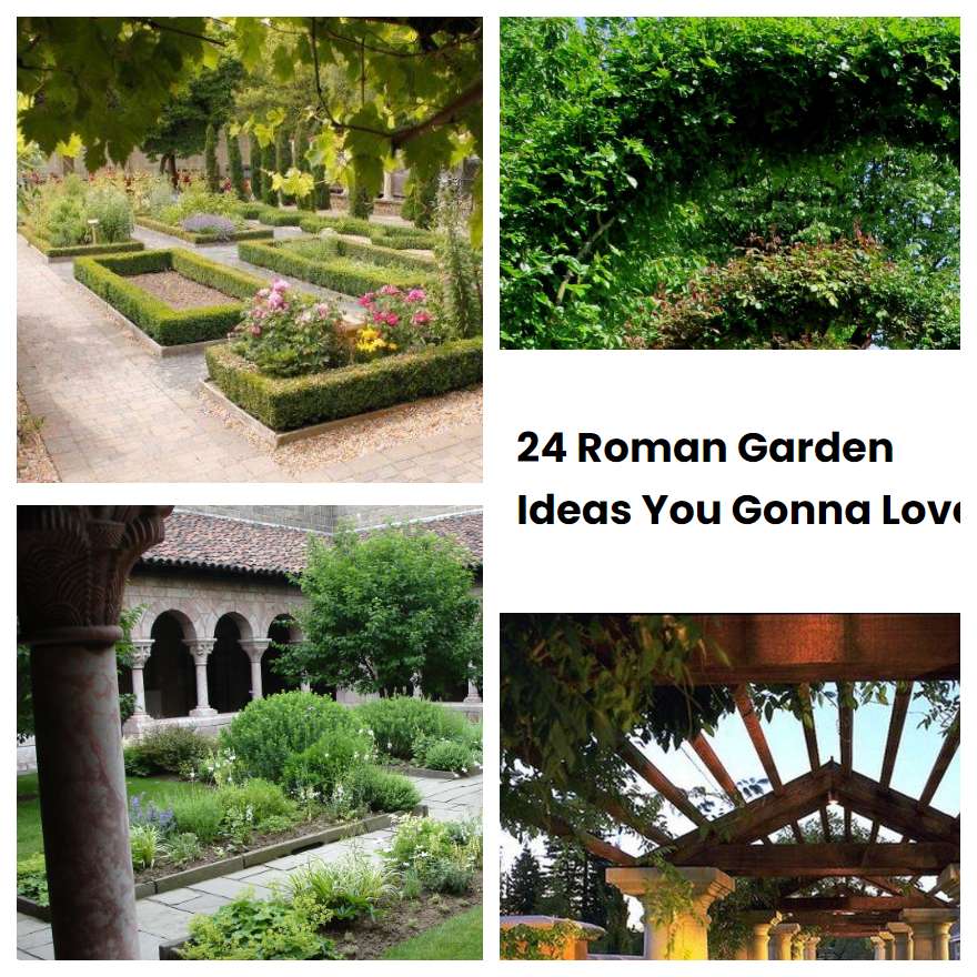 24 Roman Garden Ideas You Gonna Love