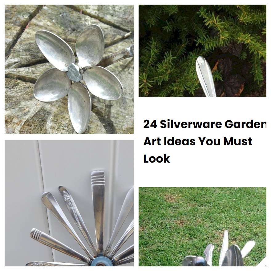 24 Silverware Garden Art Ideas You Must Look