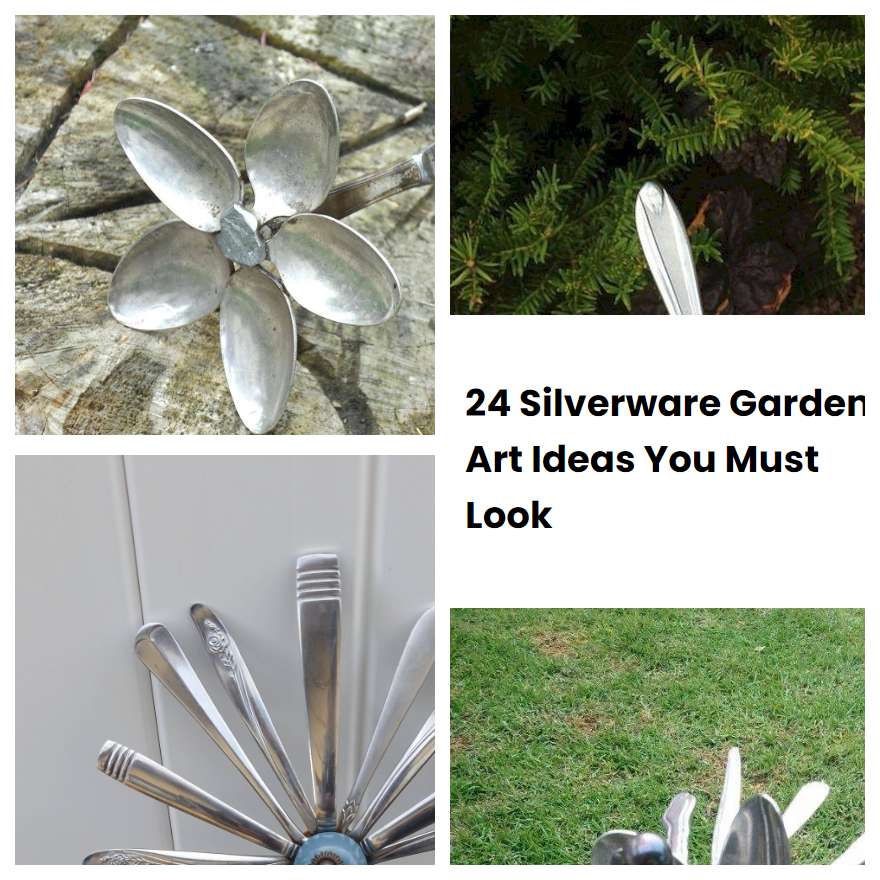 24 Silverware Garden Art Ideas You Must Look SharonSable