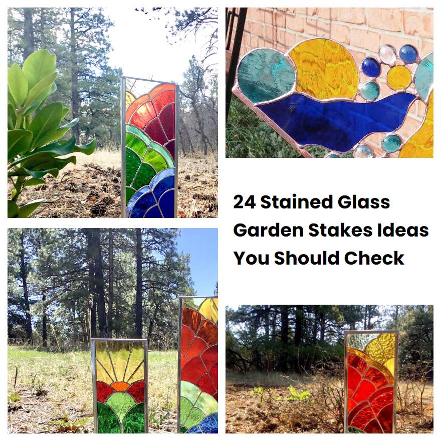 24 Stained Glass Garden Stakes Ideas You Should Check SharonSable