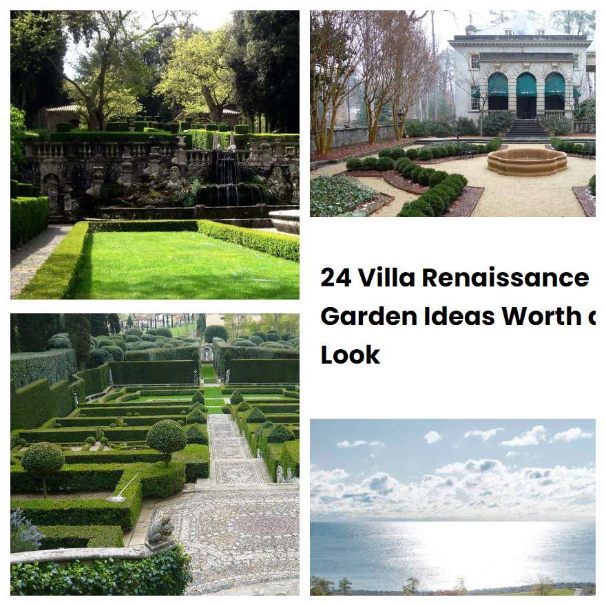 24 Villa Renaissance Garden Ideas Worth a Look