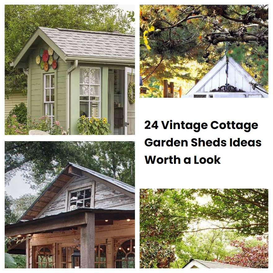 24 Vintage Cottage Garden Sheds Ideas Worth a Look SharonSable