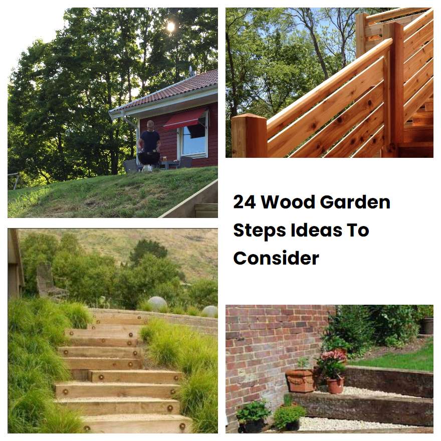 24 Wood Garden Steps Ideas To Consider