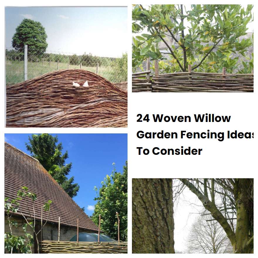 24 Woven Willow Garden Fencing Ideas To Consider SharonSable