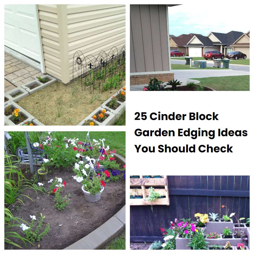 25 Cinder Block Garden Edging Ideas You Should Check SharonSable