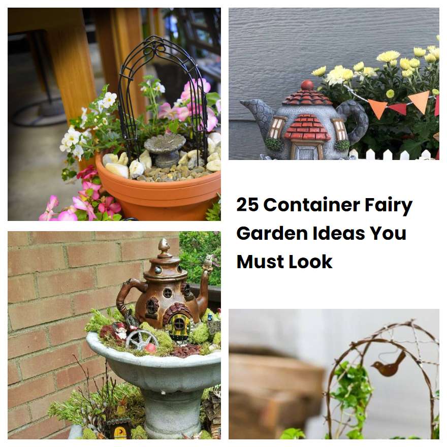 25 Container Fairy Garden Ideas You Must Look
