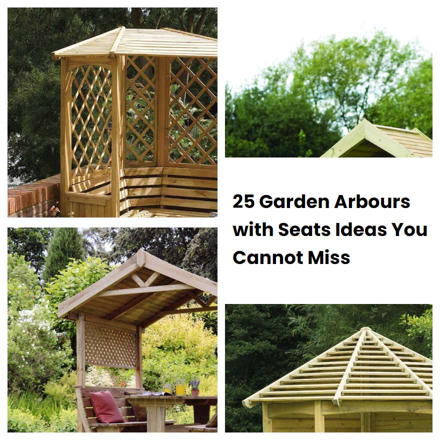 25 Garden Arbours with Seats Ideas You Cannot Miss