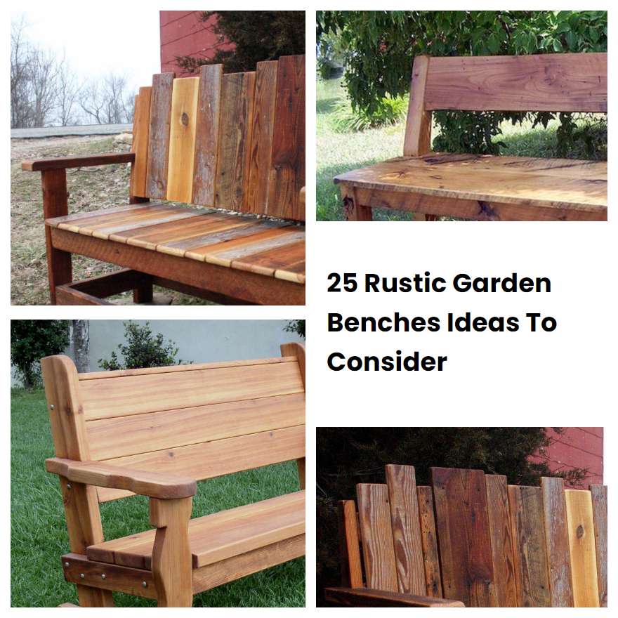 25 Rustic Garden Benches Ideas To Consider SharonSable