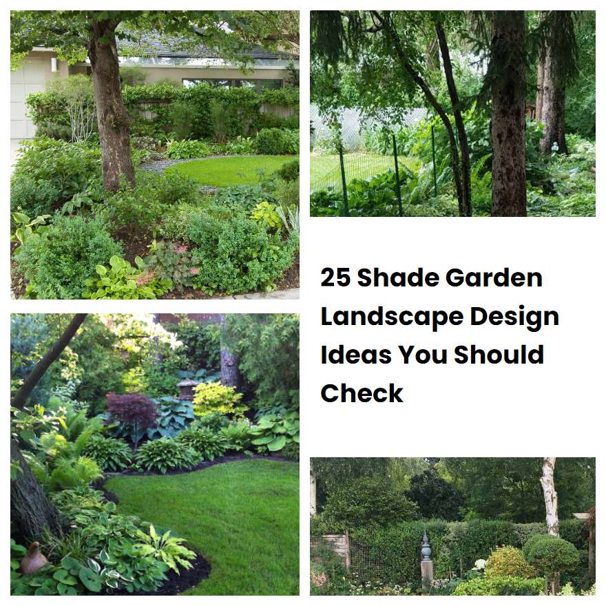 25 Shade Garden Landscape Design Ideas You Should Check