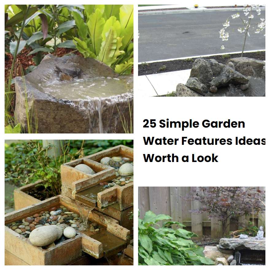 25 Simple Garden Water Features Ideas Worth a Look