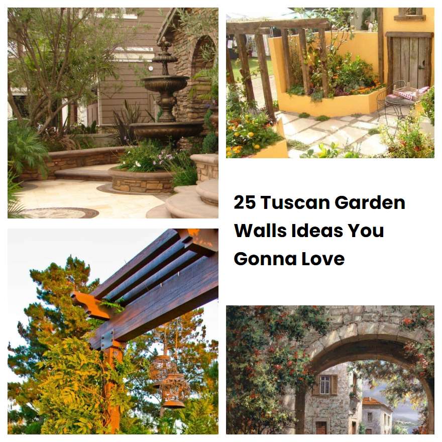 25 Tuscan Garden Walls Ideas You Gonna Love