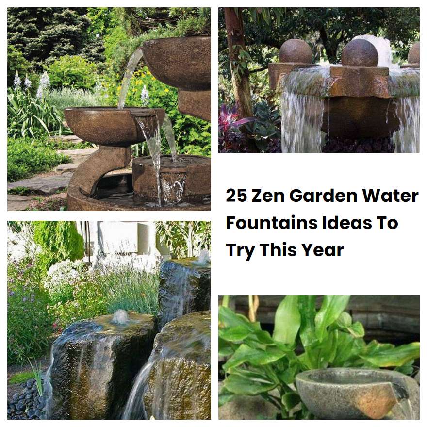 25 Zen Garden Water Fountains Ideas To Try This Year SharonSable
