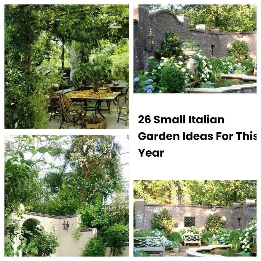 26 Small Italian Garden Ideas For This Year SharonSable